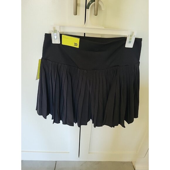 All In Motion Women's Skort Black Micro Pleated Tennis Sport Now Size Medium - Picture 9 of 10